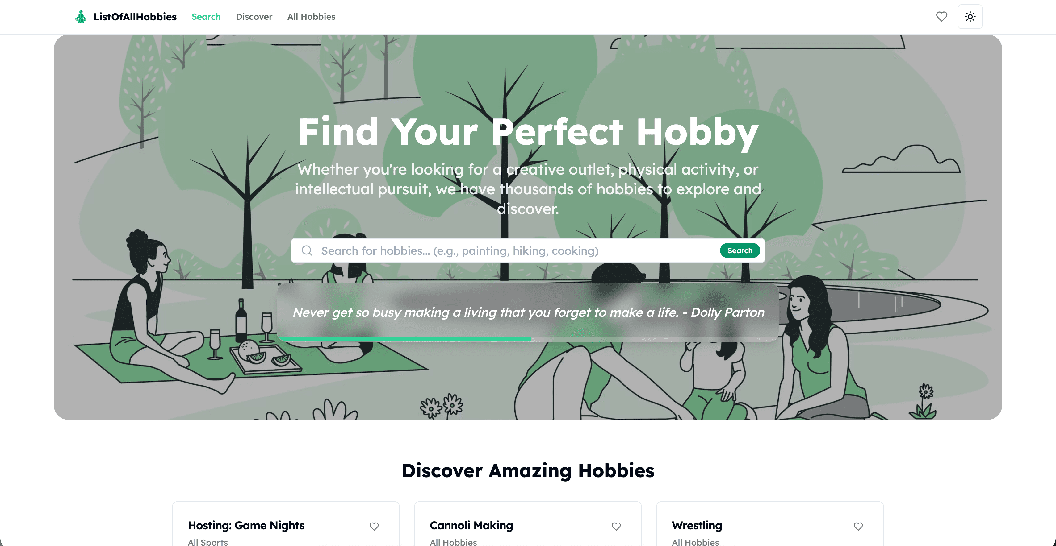 ListOfAllHobbies